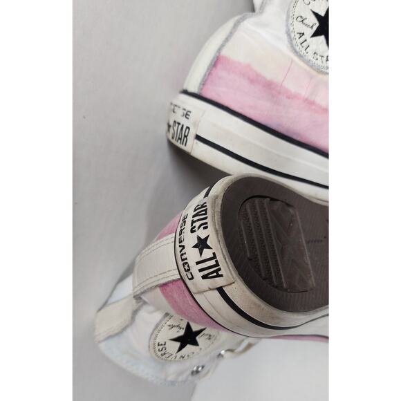 Chuck Taylor All Star Pink HI Top style # 551629C size 9 Uk 7 - Picture 6 of 11